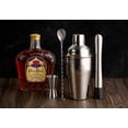 thumbnail image 4 of Crown Royal 4-Piece Stainless Steel Bar Tools Set Perfect Home Bartending Kit, 4 of 5