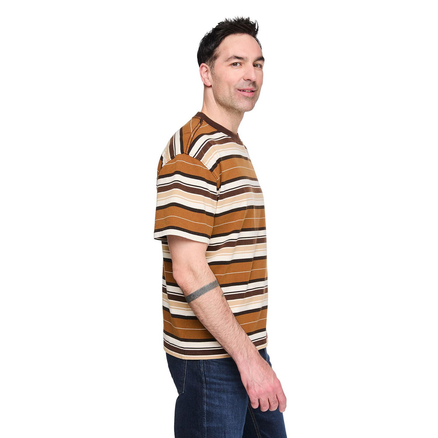 T-shirt coupe carrée George pour hommes