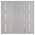 thumbnail image 3 of Modway Maine 39.5" Aluminum Patio Dining Table in White/Light Gray, 3 of 3