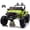 Green, variant on VOLTZ TOYS Lifted Monster Jeep Style 24V 2-Seater Kids Ride-On Off-Road Car Truck, 4WD Motorized Toy Vehicle with Parent Remote Control, Leather Seat, EVA Tires, Green