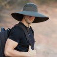 thumbnail image 4 of Sun Hats Men Outdoor Sun Protection Fisherman Foldable Bucket Hat Double Faced Cap Sun Hat, 4 of 6