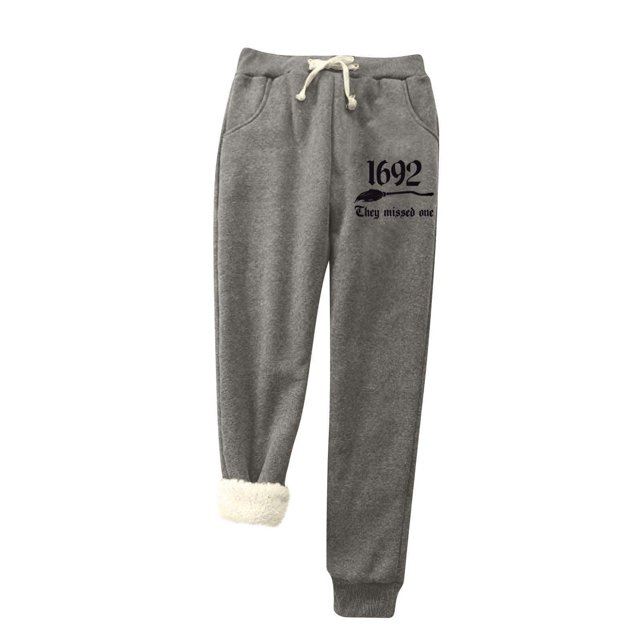 Womens' Warm Legging plus Size 50% Off on Clearance Printed Leggings With Elastic Drawstring Pockets And Thick Insulation Pants