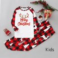 thumbnail image 1 of Pyjama Enfants Pyjama Lettre Filles Pyjama Coton Biologique Pyjama de Noël pour les Enfants, 1 of 5