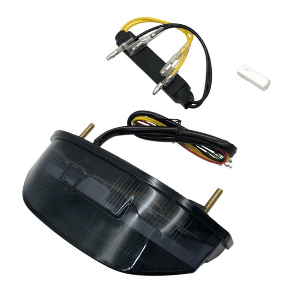 funtasica Feu Arrière de Moto LED Feu d'Arrêt de Course, Remplacer Feu de Freinage Robuste, Accessoires de Moto pour CBR600rr F5 Noir