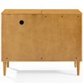 thumbnail image 4 of Crosley Furniture Table Console Multimédia en Bois Everett, Brun Gland, 4 of 8