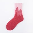 thumbnail image 3 of FhsagQ Socks Womens Socks with Robe Womens Fuzzy Socks Slipper Winter Fluffy Cabin Warm Soft Coral Comfy Print Mid Socks Home Socks Womens Socks Crotchless Yellow One Size, 3 of 4