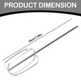 thumbnail image 3 of Oleegame 2PC Egg Beater/Beater Whisk Handheld Mixer Electric Mixer Replacement Attachment Silver, 3 of 9