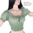 thumbnail image 3 of fastboy 1 Set 1/6 Action Figure Exquisite Realistic Creative Shirt Unique Design DIY Accessory Detachable Costume for 12inch Figure green, 3 of 5
