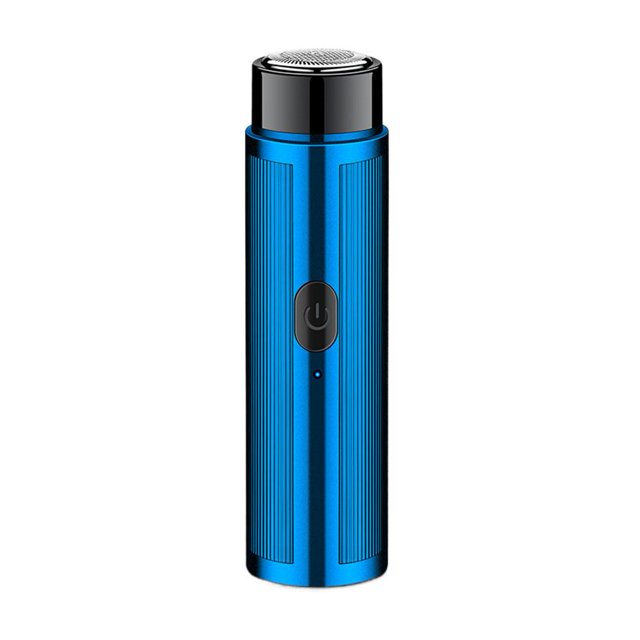 Mini Electric Shaver for Men, Portable USB Rechargeable Grooming Razor, Compact Travel Size with LED Display, 2W Cordless Trimmer, Ideal Gift for Face Hair Removal