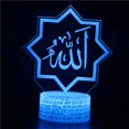 thumbnail image 3 of Islam Eid Ramadan LED Light 3d Moon Lamp With Touch 16 Color Mubarak Gifts For Home Decor Muslims Believers, 3 of 11