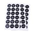 thumbnail image 3 of TFixol 144 Chalkboard Kitchen Spice Jar Labels, Round Preprinted Seasoning Label Stickers + Numbers for Kitchen Organization and Storage (Water Resistant, Write On, Reusable), 3 of 5