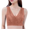 thumbnail image 1 of XZNGL Fashion Comfortable Womans Lace Beauty Back Strap Wrap Plus Size Bra, 1 of 4