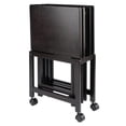 thumbnail image 4 of Allen 5pc Snack Table Set in Coffee Finish, 4 of 9