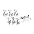 thumbnail image 1 of Wweixi 6pcs Guitar Tuner Pegs Set Modified Parts Guitars Accessories Universal Machine Head Tuning Peg Instrument Fitting Silver, 1 of 6