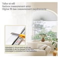 thumbnail image 4 of 2PCS Half Moon Round Window Cover Half Circle Window Shades Cordless Non-Woven Self Adhesive Shades Temporarily Window Blinds Cover Easy to Cut Install, 4 of 13