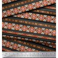 thumbnail image 3 of Soimoi Modal Satin Fabric Ikat Southwestern Print Fabric by The Yard 42 Inch Wide, 3 of 3