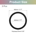 thumbnail image 2 of 3Pcs Magnetic Adapter Ring, Magnetic Wireless Charger Conversion Kit, Black, 2 of 8