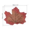 thumbnail image 2 of Unique Bargains Artificial Leaves Fall Maple Autumn Fake Leaf Decoration, Coffee Red 500 Pack, 2 of 5