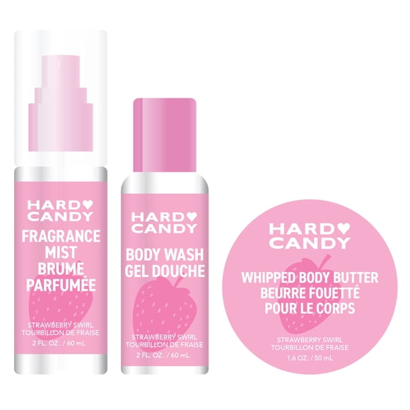 Hard Candy Strawberry Swirl Everything Shower Set