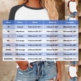 thumbnail image 2 of Womens Summer Raglan T-Shirts Color Block Plus Size Baseball Tees Casual Short Sleeve Loose Pullover Wine, 5XL, 2 of 5