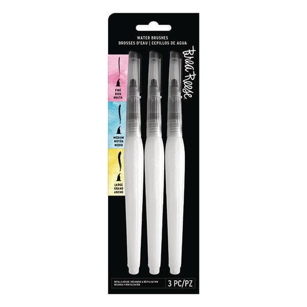 Momenta Inc Brea Reese 3 Piece Empty Round Water Brush Value Pack