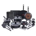 thumbnail image 1 of T-fal Kitchen Solutions, 21 Piece Recycled Aluminum Non-Stick Cookware Set, 1 of 9