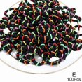 thumbnail image 1 of 100 Pcs/sac Bande Élastique en Nylon Colorée Coréenne pour Queue de Cheval en Caoutchouc Chouchous pour Cheveux Bande à Nouer, 1 of 1