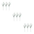 thumbnail image 1 of kurtrusly 3x Low Maintenance Artificial Flowers Enjoy Beautiful Decor Without Hassle green 3Set, 1 of 6