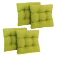 thumbnail image 1 of 19-inch Squared Spun Polyester Tufted Dining Chair Cushion (Set of Four), 1 of 2