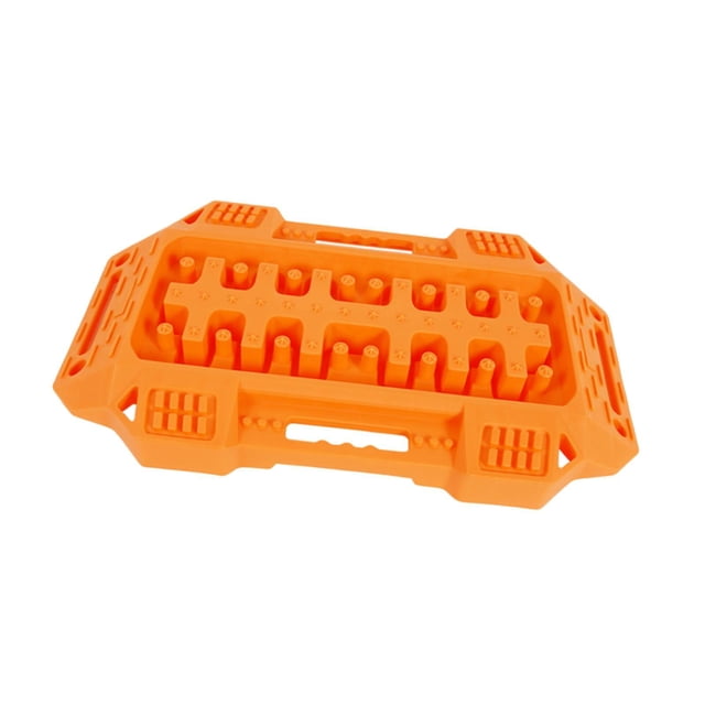 DYNWAVECA Car Traction Board Tire Traction Pad Multifunctional Tire Traction Device, Sand Mud Snow Ladder Ramp for 4WD, SUV, UTV, ATV Orange
