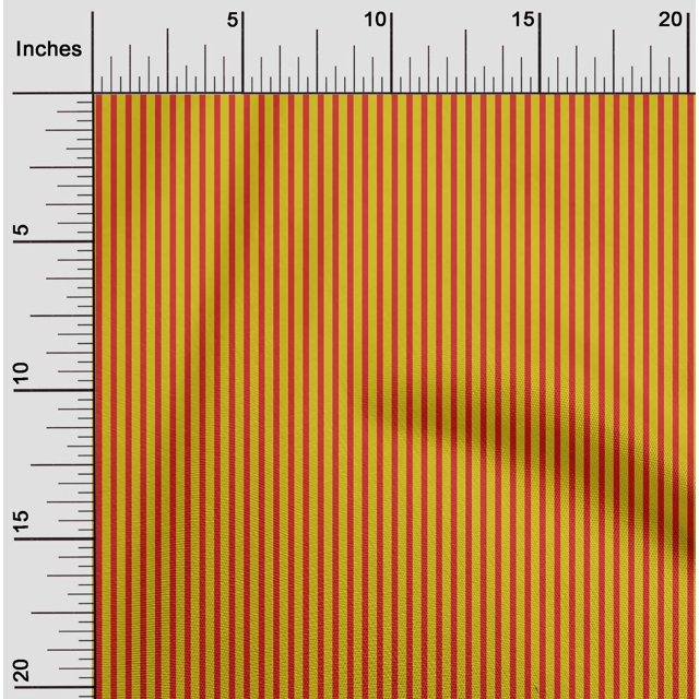 oneOone Velvet Medium Yellow Fabric Stripes Craft Projects Decor Fabric Printed By The Yard 58 Inch Wide