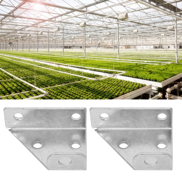 Greenhouse Accessories,2PCS Metal Pulley Brackets Pulley Brackets Pulley Support Breakthrough Technology