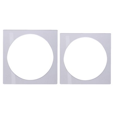 Miangastore 2pcs Layer Cake Mold Square Acrylic Cake Board Cake Scraping Plate Cake Tools