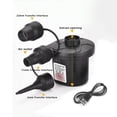 thumbnail image 2 of TFixol Portable Lithium Battery Electric Air Pump for Home, Car, and Outdoor Use - Fast Inflation and Deflation with 3 Adapters - 198E Model, 2 of 6