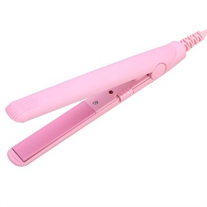 Redresseur de cheveux, simple Mini Petite taille plat de fer Curler, sans danger pour les cheveux bouclés cheveux droits