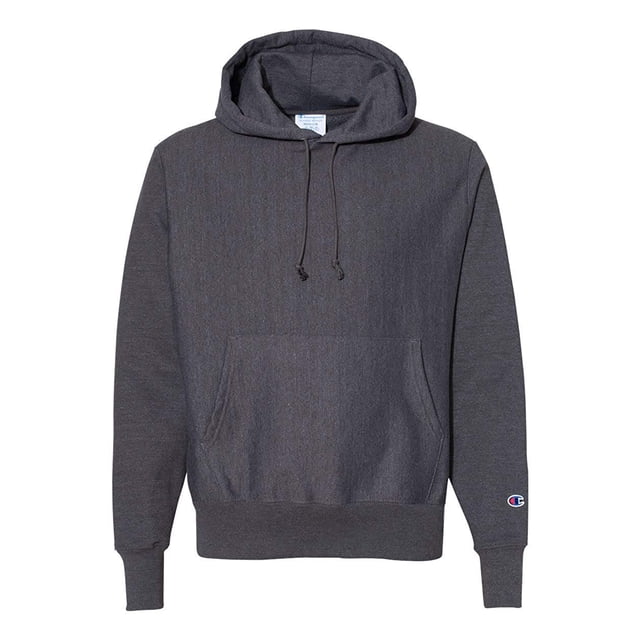 Champion Chandail à Capuchon en Molleton Reverse Weave pour Hommes, 3TG, Charcoal Heather