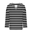 thumbnail image 5 of Wensltd T-Shirts Plissés à Manches Longues à Col en V pour Femmes, Hauts d'Automne Mode, Tunique Décontractée, 5 of 5