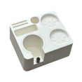 thumbnail image 2 of Elodie Coffee Tamping Station for Home Kitchen Non Slip Coffee Filter Tamper Holder white, 2 of 7
