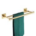 thumbnail image 1 of KOKOSIRI Hand Towel Bar Bathroom Towel Holder Rack for Bath Cabinet Towel Rails 16 Inch Brushed Gold Stainless Steel B5005BG-L16, 1 of 9
