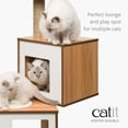 thumbnail image 5 of Catit Vesper V-Double Cat Furniture, Walnut, 5 of 5