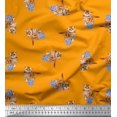 thumbnail image 1 of Soimoi Cotton Duck Fabric Wool & Cat Animal Decor Fabric Printed Yard 42 Inch Wide, 1 of 3