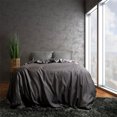 thumbnail image 4 of Sleepgram Housse de Couette en Coton Supima 400 Fils, Lit Simple, Pierre Grise, 4 of 7
