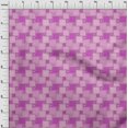 thumbnail image 4 of oneOone Silk Tabby Fuschia Pink Fabric Asian Block Tile Craft Projects Decor Fabric Printed By The Yard 42 Inch Wide, 4 of 4