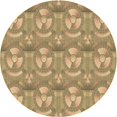 thumbnail image 1 of Ahgly Company Tapis d'Intérieur Lavables en Machine, Carré Transitionnel Orange Jaune, Carré de 3', 1 of 7