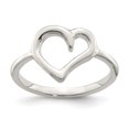 thumbnail image 1 of Bague Coeur Polie en Argent Sterling 925, 1 of 2