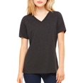 thumbnail image 2 of Bella Canvas 6405 Missy Jersey T-Shirt à Manches Courtes à Col en V, 2TG, 2 of 6