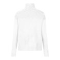 thumbnail image 4 of Besolor Chandails à Col Roulé pour Femmes Manches Longues Décontractées Tricot Torsadé Pull Ample Automne Hiver, 4 of 6
