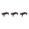 thumbnail image 4 of Transemion Table Pliante en Alliage d'Aluminium Léger Application Large Table de Pique-Nique Pliante Rouge et Noir 3Set, 4 of 6