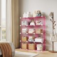 thumbnail image 1 of EDTara Modular Wire Cube Storage Organizer, 12-Cube Metal Grid Shelf Unit for Closet, Books, Office, or Entryway, 1 of 9