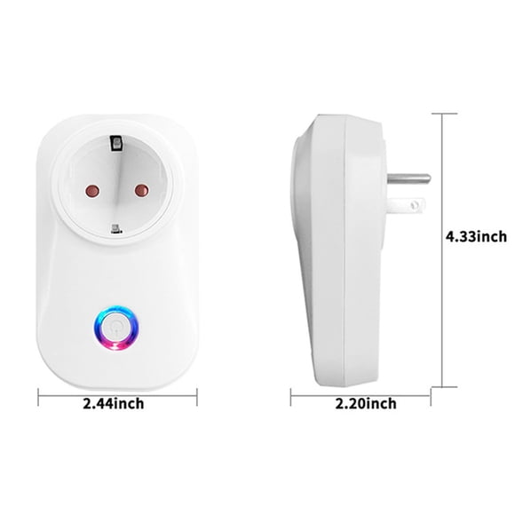 Prise Électrique Wifi pour Maison Intelligente, Pratique à Utiliser et Facile à Installer, Largement Utilisée pour Différentes Applications